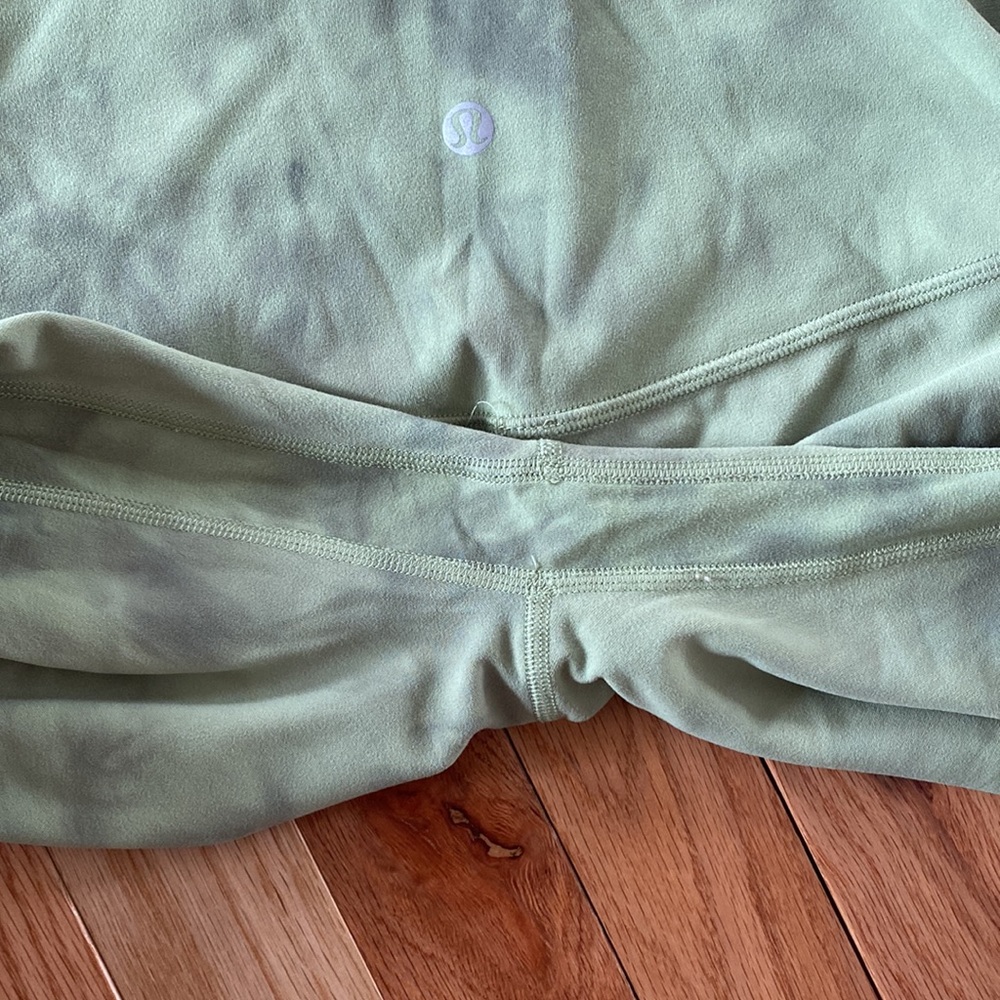 Lululemon Align Olive Tie-Dye Capri Leggings - Picture 8 of 8
